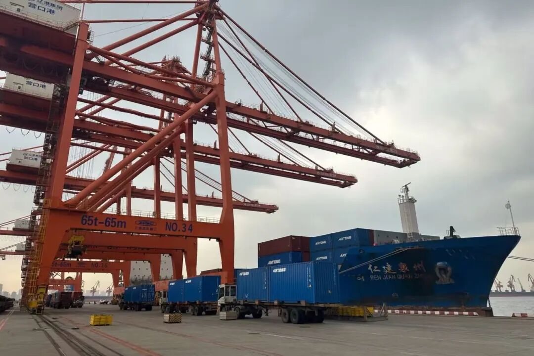 辽港集团再添“北粮南运”江海联运新通道