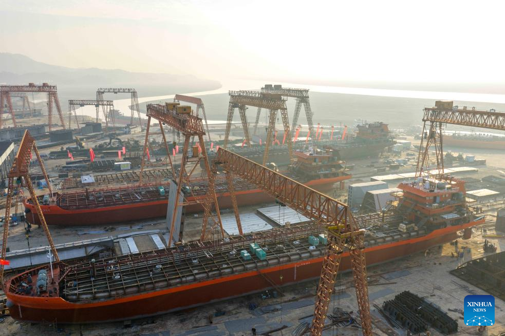 China's shipbuilding sector maintains global lead in 2025